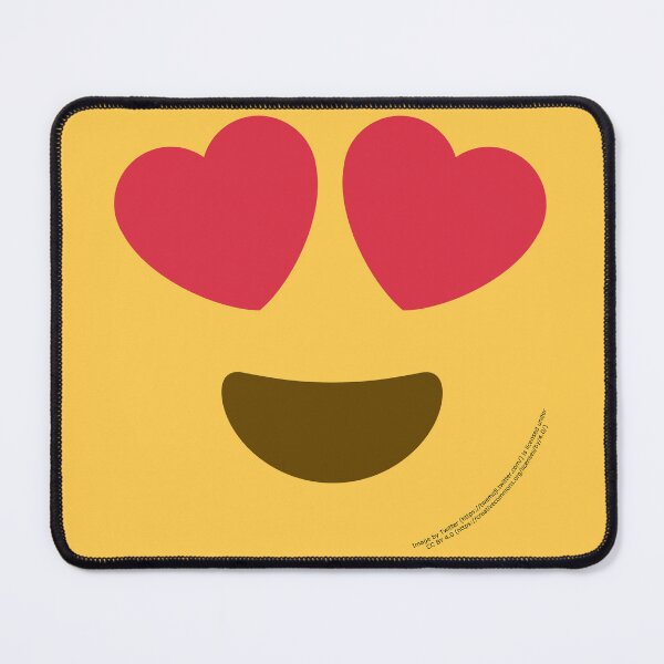 Item preview, Smiling Face with Heart-Eyes Emoji designed and sold by VeryRandomShop.