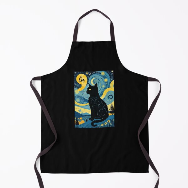 Item preview, Halloween Starry Night Black Cat Comma La Harris Funny Childless Cat Lady designed and sold by ivotee.