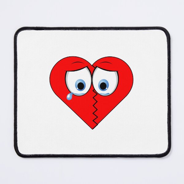 Item preview, Sad Heart, Crying Broken Heart With A Tear designed and sold by larissa-myrie.