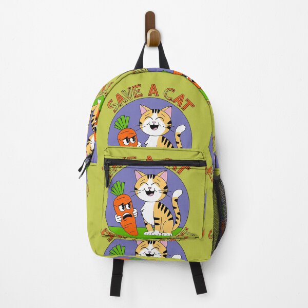 Item preview, Save a Cat, Eat a Carrot designed and sold by Pixel-Lair.