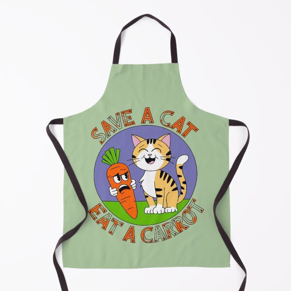 Item preview, Save a Cat, Eat a Carrot designed and sold by Pixel-Lair.