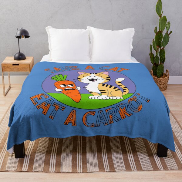 Item preview, Save a Cat, Eat a Carrot designed and sold by Pixel-Lair.