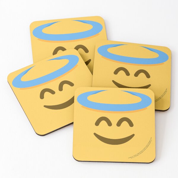 Item preview, Smiling Face with Halo Emoji designed and sold by VeryRandomShop.
