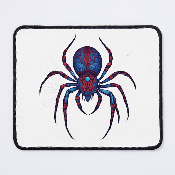 Item preview, Bicolor Spider: Elegance in Blue and Red designed and sold by Migue Design.