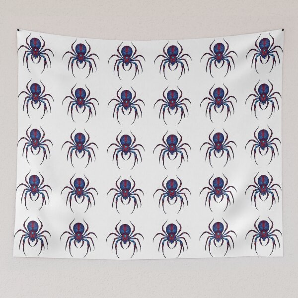 Item preview, Bicolor Spider: Elegance in Blue and Red designed and sold by Migue Design.
