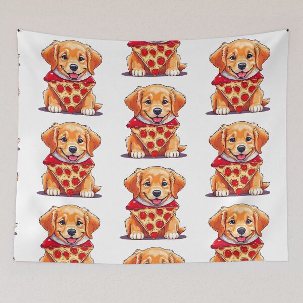 Item preview, Golden Retriever Puppy in Pizza Costume - Funny Dog Lover designed and sold by Fredster1966.