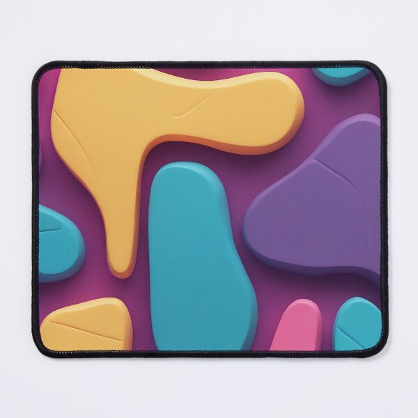 Item preview, Soft Shapes and Vibrant Colours on Bold Background designed and sold by ArtComixHaven.