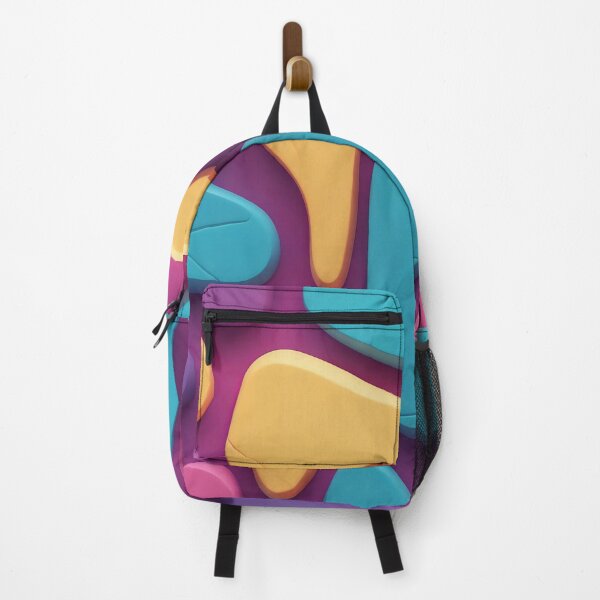 Item preview, Soft Shapes and Vibrant Colours on Bold Background designed and sold by ArtComixHaven.