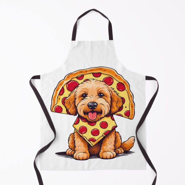 Item preview, Goldendoodle Puppy in Pizza Costume - Cute and Quirky Dog Lover designed and sold by Fredster1966.