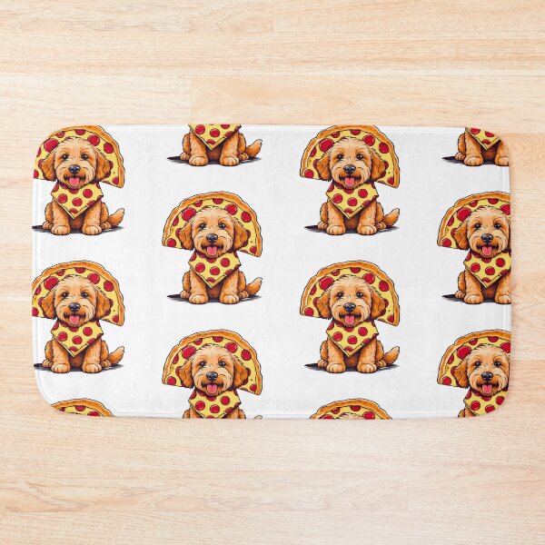 Item preview, Goldendoodle Puppy in Pizza Costume - Cute and Quirky Dog Lover  designed and sold by Fredster1966.
