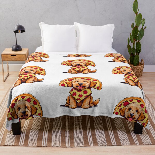 Item preview, Goldendoodle Puppy in Pizza Costume - Cute and Quirky Dog Lover  designed and sold by Fredster1966.
