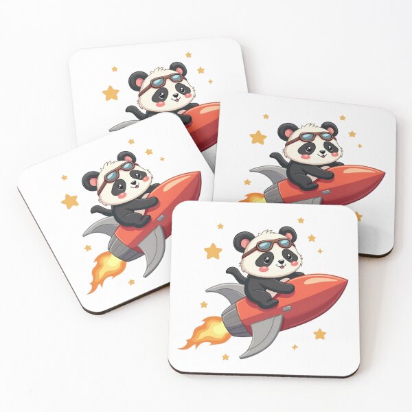 Item preview, Panda en un cohete designed and sold by JonysCreativeDesigns.