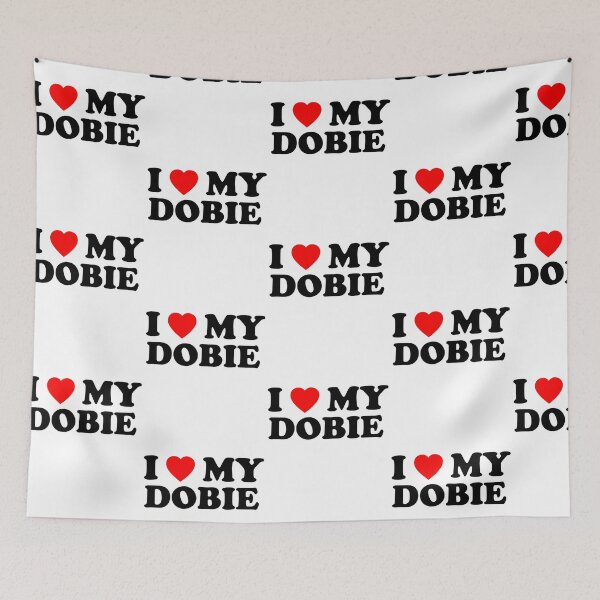Item preview, I Love My Dobie Pinscher Style NY Heart Dog Gift designed and sold by Guarddogdrive.