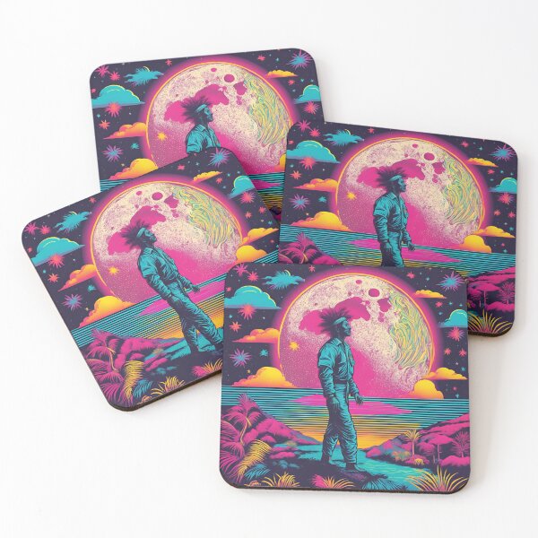 Item preview, Retro neon Reggae man designed and sold by NicMacTees.