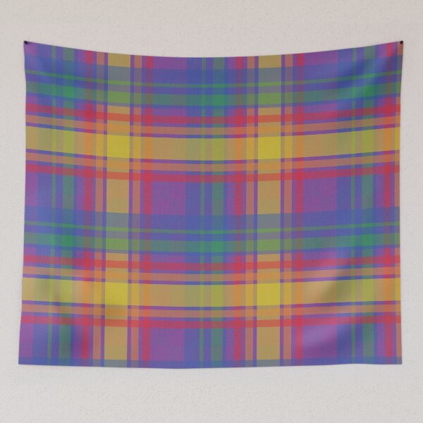 Item preview, Plaid- Rainbow Pride Flag Colour Scheme designed and sold by dysperdis.