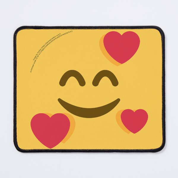 Item preview, Smiling Face with Hearts Emoji designed and sold by VeryRandomShop.