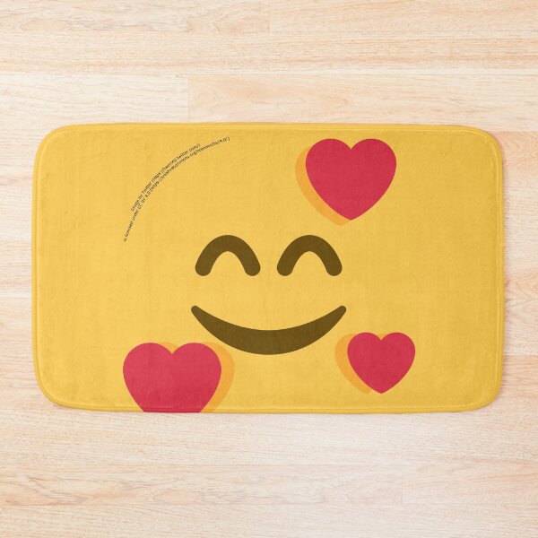 Item preview, Smiling Face with Hearts Emoji designed and sold by VeryRandomShop.