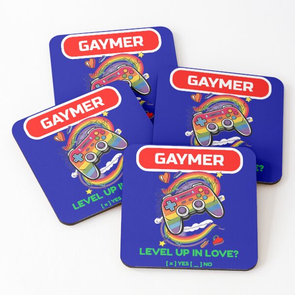 Item preview, Gaymer Level Up In Love?  designed and sold by QueerQPaints.