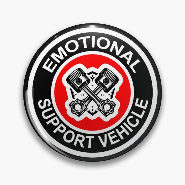 Item preview, Emotional Support Vehicle designed and sold by FlatSixGraphics.