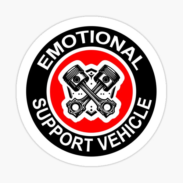 Artikel-Vorschau von Fahrzeug zur emotionalen Unterstützung, designt und verkauft von FlatSixGraphics.