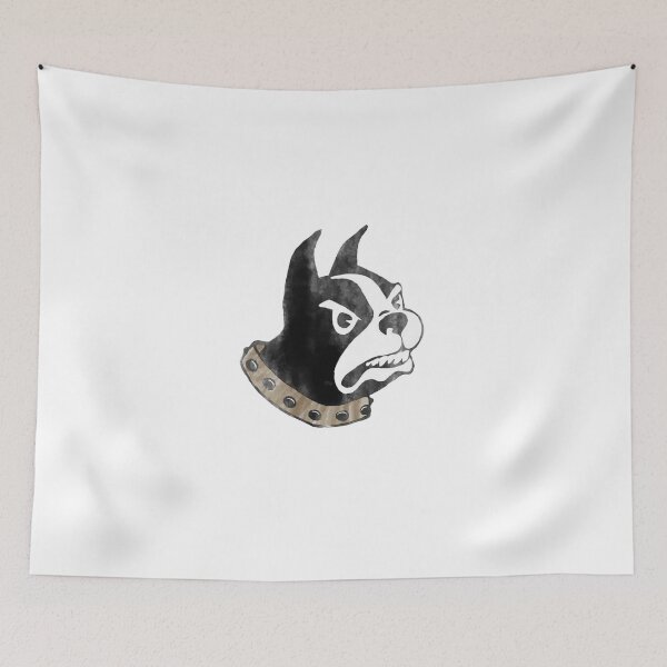 Item preview, Watercolor Black and Gold Wofford College Terrier  designed and sold by dex1one.