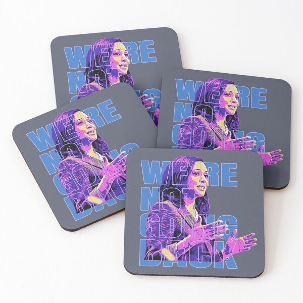 Item preview, We're not going back | Kamala Harris designed and sold by Leo-Stride.