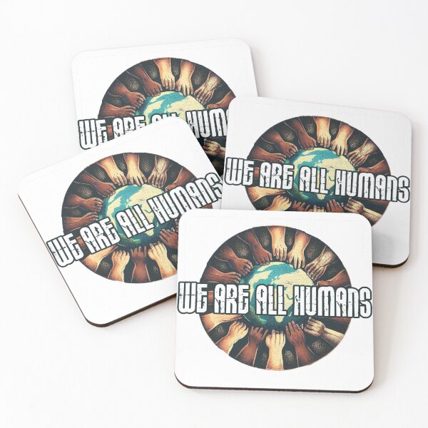 Item preview, We Are All Humans designed and sold by TheCampingHiker.