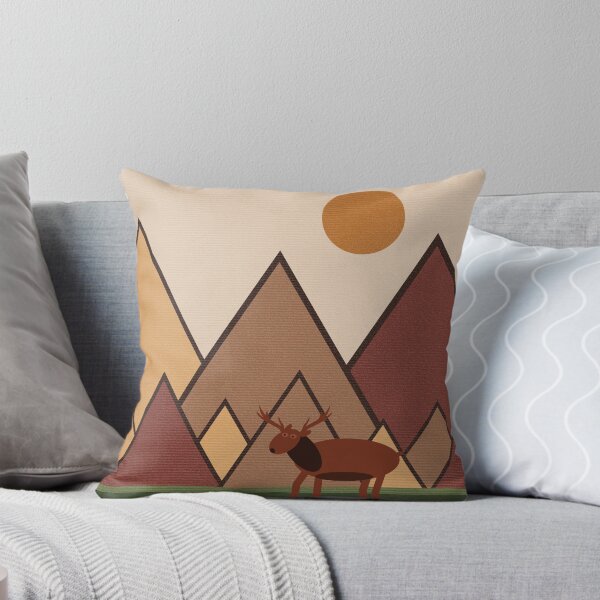 Item preview, Elk in Fall Mountains designed and sold by bunhuggerdesign.