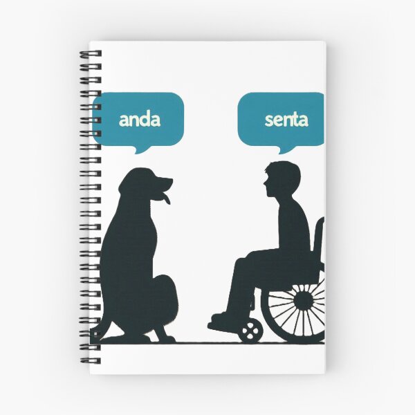 Item preview, Communication Between Service Dog and Handler / Comunicação Entre Cão de Serviço e Seu Dono designed and sold by debbiebento.