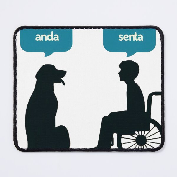 Item preview, Communication Between Service Dog and Handler / Comunicação Entre Cão de Serviço e Seu Dono designed and sold by debbiebento.