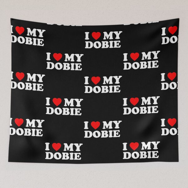 Item preview, I Love My Dobie Pinscher Style NY Heart Dog Gift designed and sold by Guarddogdrive.