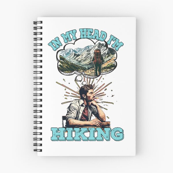 Item preview, In My Head I'm Hiking designed and sold by TheCampingHiker.