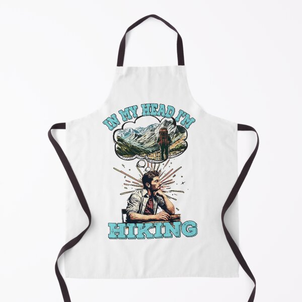 Item preview, In My Head I'm Hiking designed and sold by TheCampingHiker.
