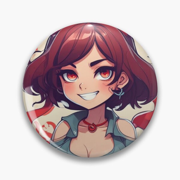 Item preview, Cute Devil Girl With Red horns  designed and sold by KnottyToons.