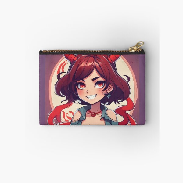 Item preview, Cute Devil Girl With Red horns  designed and sold by KnottyToons.