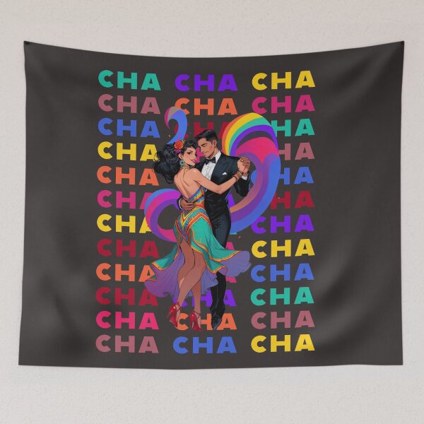 Item preview, cha cha cha dance couple designed and sold by La Loca.