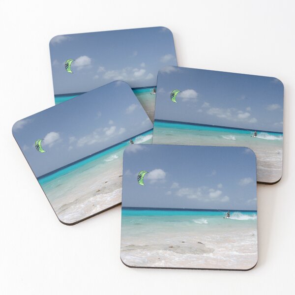 Item preview, Surfing over Turquoise Waters, Atlantis Beach, Bonaire designed and sold by Kasia Design.