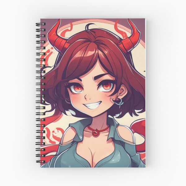 Item preview, Cute Devil Girl With Red horns  designed and sold by KnottyToons.
