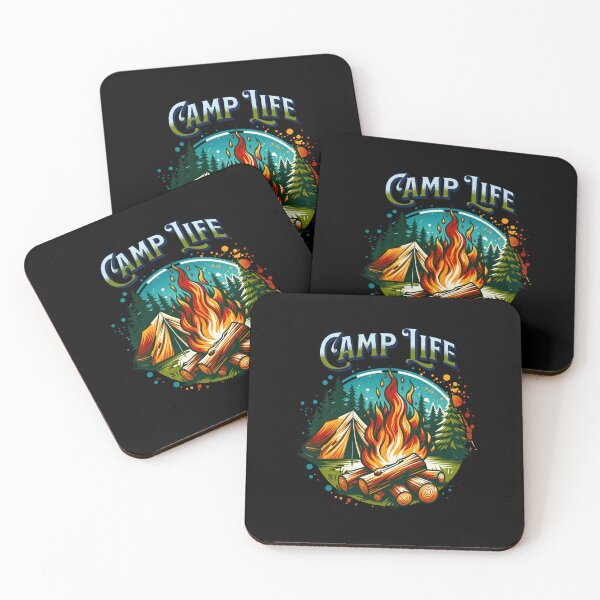 Item preview, Camp Life Adventure – Nature & Camping Vibes for T-Shirts, Mugs, Stickers & More designed and sold by artedigital99.