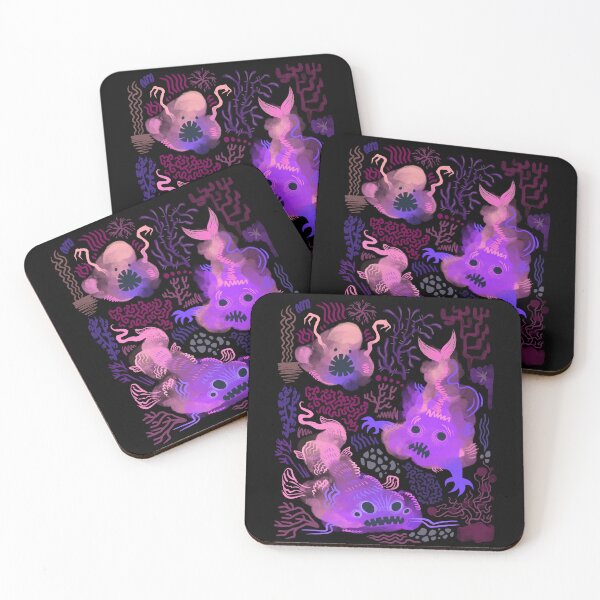 Item preview, Purple Spooky Ghosts  designed and sold by moon-rina.