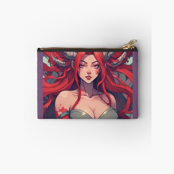 Item preview, Sexy Devil Goddess with grey horns  designed and sold by KnottyToons.