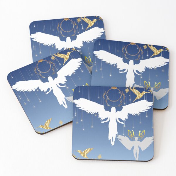Item preview, two angels in the sky designed and sold by maismauve.