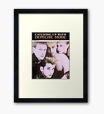 Depeche Mode 1 - Catching Up With - The Greatest Boyband of All Time Framed Print