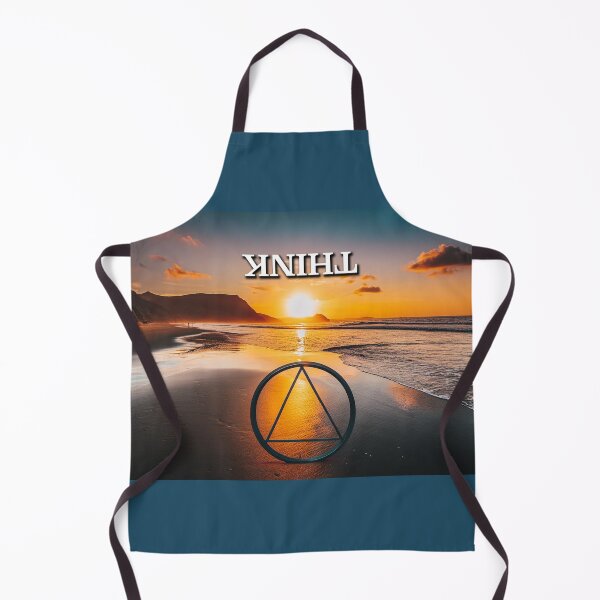 Item preview, THINK AA Slogan Beach at Sunrise designed and sold by ApexDesigners.