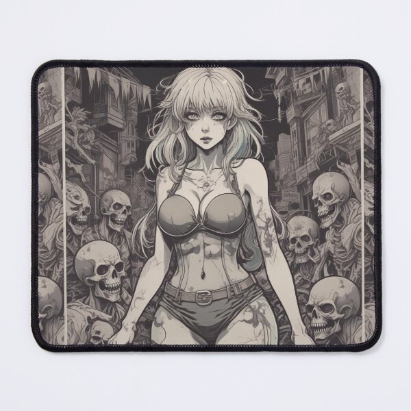Item preview, Hot Anime Girl With Skulls Around Her designed and sold by KnottyToons.