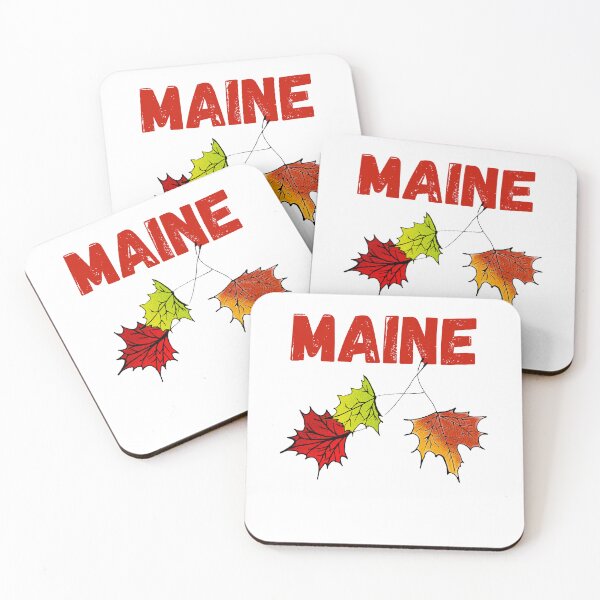 Item preview, Maine Fall artistic Autumn leaves New England souvenir  designed and sold by Artstastic.