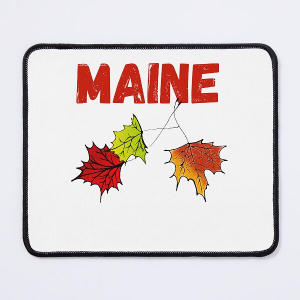 Item preview, Maine Fall artistic Autumn leaves New England souvenir designed and sold by Artstastic.