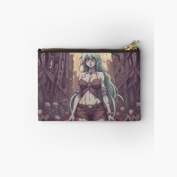 Item preview, Confused Anime Zombie Girl in the land of lost skulls designed and sold by KnottyToons.