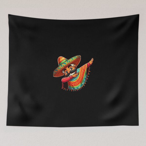 Item preview, Dabbing Mexican Poncho Cinco De Mayo designed and sold by Isabella ✔️ ✔️.