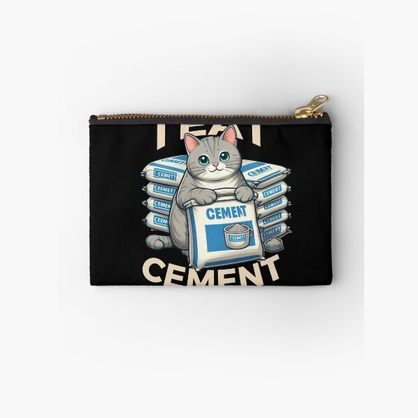 Item preview, I Eat Cement Cat Meme Funny I Eat Cement Gear designed and sold by DynamicDesign.